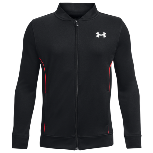 

Under Armour Boys Under Armour Pennant 2 Full-Zip - Boys' Grade School Black/Red Size L