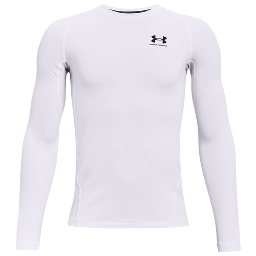 

Boys Under Armour Under Armour ColdGear Armour L/S T-Shirt - Boys' Grade School Black/White Size XL