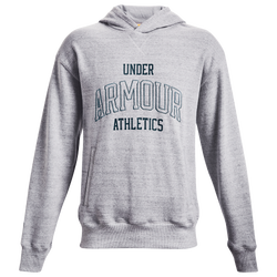 Men's - Under Armour Originators Pullover Hoodie - Halo Gray Lt Heather/Blue Note