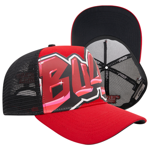 Pro Standard Mens Chicago Bulls  Bulls Graffiti Trucker Hat In Red/black