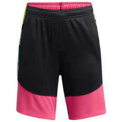 Girls' Grade School - Under Armour Cool Supply Shorts - Black/Blue