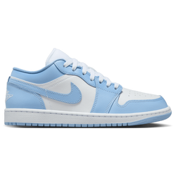 Pour femmes - Jordan Retro 1 à tige basse - Blanc/Aluminium