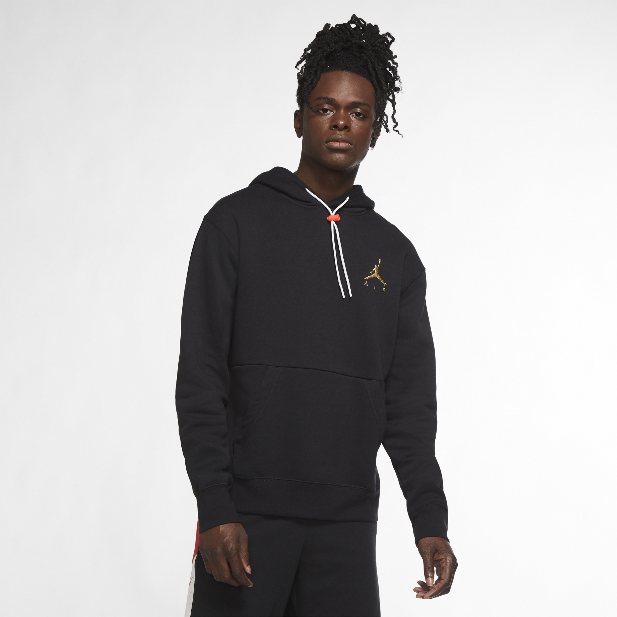 jordan hoodie black and gold