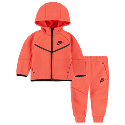 Boys' Infant - Nike Tech Fleece Full-Zip Set - Magic Ember