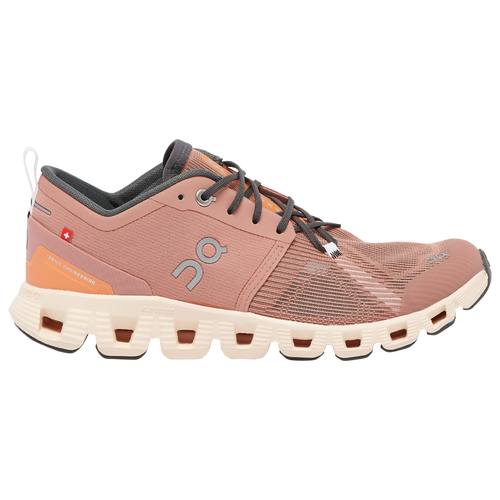 

On Womens On Cloud X 3 - Womens Running Shoes Brown Size 06.5