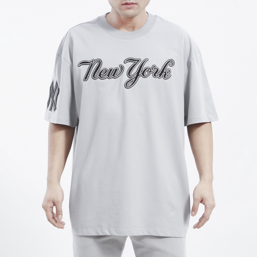 

Pro Standard Mens New York Yankees Pro Standard Yankees Drop Shoulder T-Shirt - Mens Gray Size XL