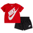 Nike Futura Short Set - Boys' Infant Black/Univ Red