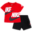 Nike NSW HBR Cargo Shorts Set - Boys' Infant Black/White