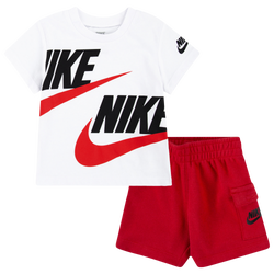 Boys' Infant - Nike NSW HBR Cargo Shorts Set - University Red/White