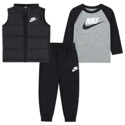 Boys' Infant - Nike NSW Solid Vest Set - Black/Grey