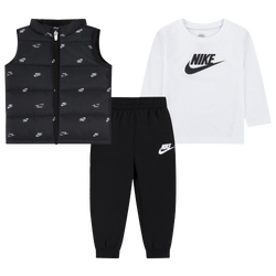 Boys' Infant - Nike NSW Futura AOP Vest Set - Black/White
