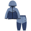 Nike Ib Tech Fleece Full Zip Set - Nike Blue/Black