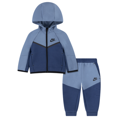  - Nike Ib Tech Fleece Full Zip Set - Blue/Black