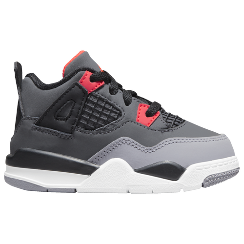 Jordan Air  4 Retro Mid Top Sneaker In Grey/red