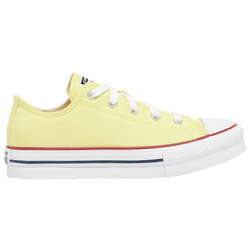 Girls' Grade School - Converse All Star Platform Low Top - Yellow/White