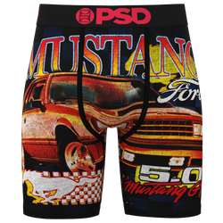 Men's - PSD Graphic Briefs  - Black/Orange/Red