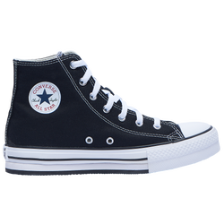 Girls' Grade School - Converse All Star Platform High Top - Black/White/Black