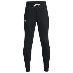 Boys' Grade School - Under Armour Pennant Pants - Black/White