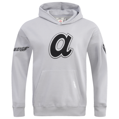 Atlanta Braves Pro Standard Logo Pullover Hoodie - White