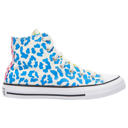 Girls' Grade School - Converse All Star High Top - Yellow/Blue
