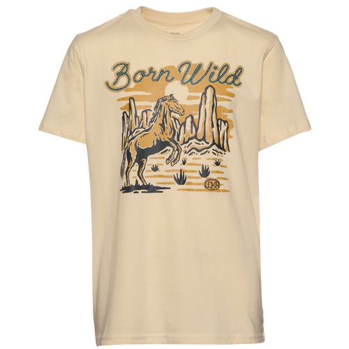 Lckr Boys   Wild & Free T-shirt In Brown