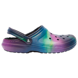 Men's - Crocs Classic Lined Clogs - Black/Multi