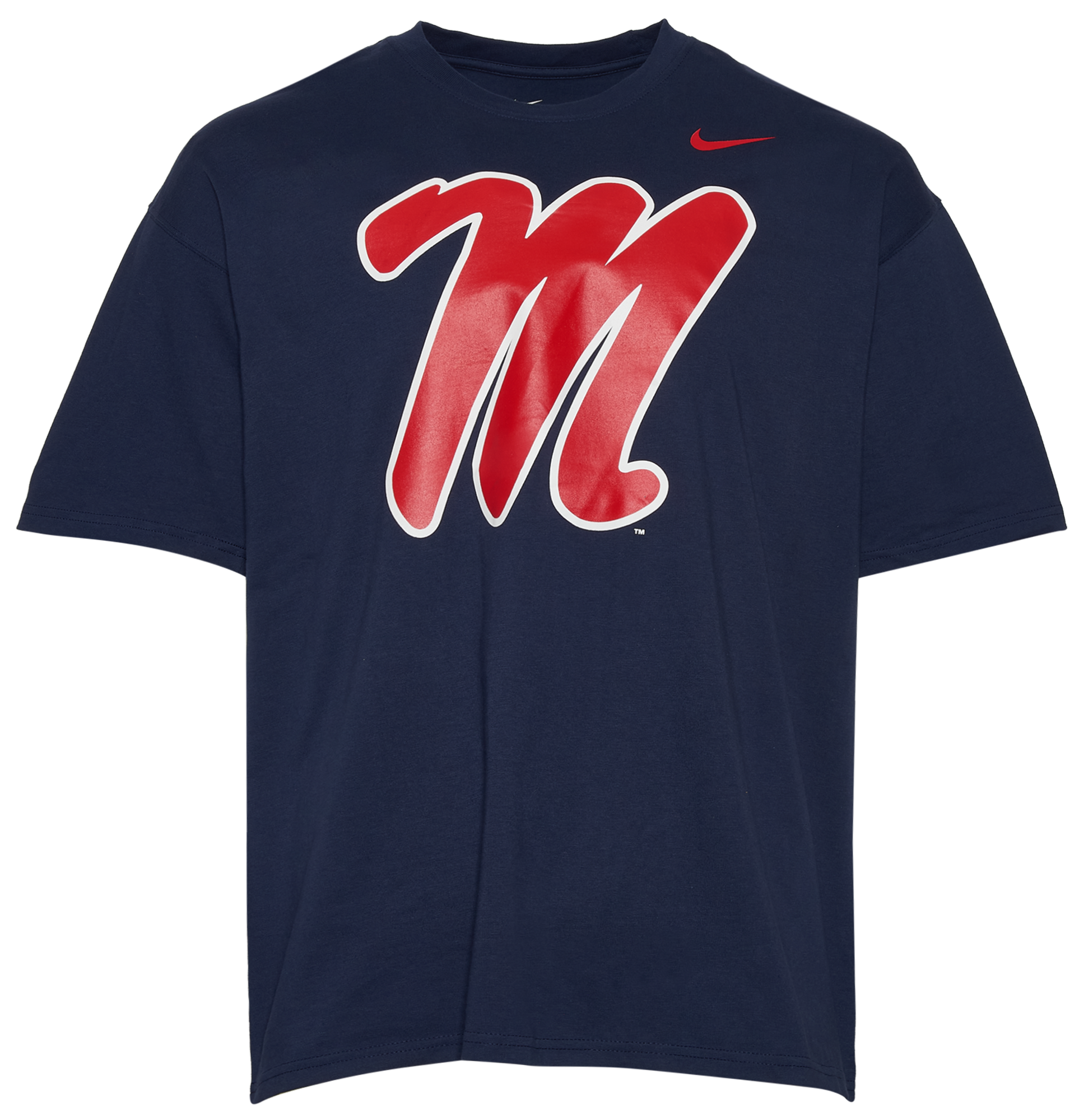 Nike Ole Miss Primary Short-Sleeve T-Shirt - Men's