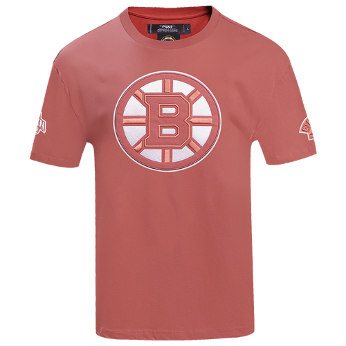 

Pro Standard Mens Boston Bruins Pro Standard Bruins Clay Drop Shoulder T-Shirt - Mens Pink Size L