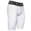 Under Armour Utility Sliding Shorts - Men's White/Gray