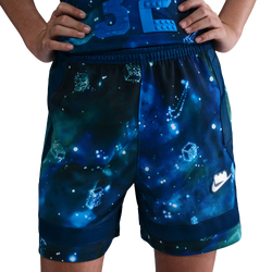 Boys' Grade School - Nike Dri-FIT Crossover Shorts Ouch - Brave Blue/Brave Blue