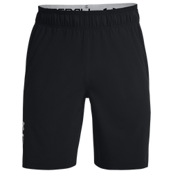 Men's - Under Armour Yard Baseball Shorts - Black/Gray/Gray