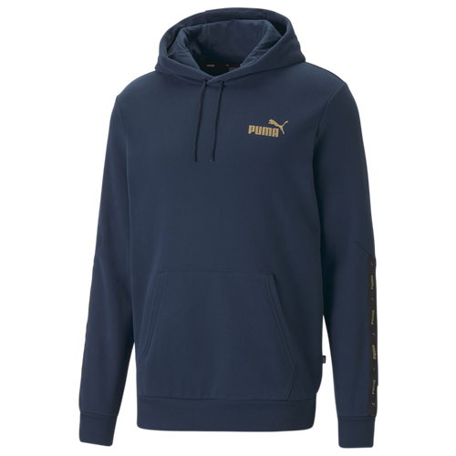 

PUMA Mens PUMA Essential Tape Hoodie - Mens Blue/Blue Size L