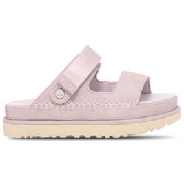 【UGG】CapTrail Strap Slide おしゃれ見えと はき心地のよさを UGG Captrail Suede Strap Platform Slide Sandals | Dillard's