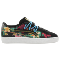 Puma suede best sale floral black