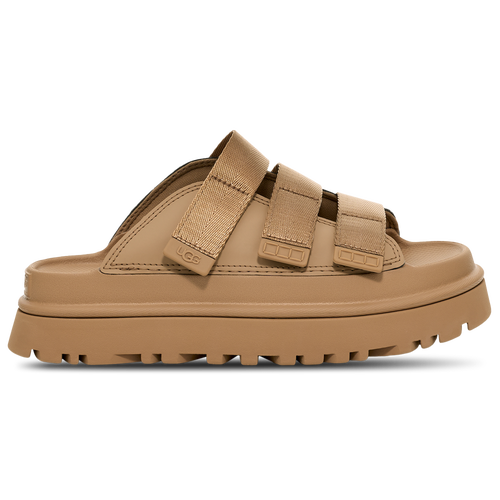 WOMENS - UGG GoldenGlow Slides - Dark Sand