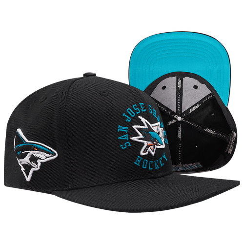 

Pro Standard Mens Pro Standard Sharks Hybrid Snapback Cap - Mens Black Size One Size