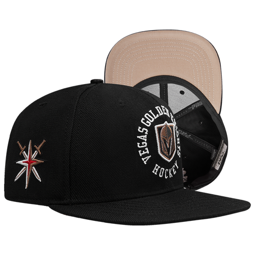 

Pro Standard Mens Pro Standard Golden Knights Hybrid Snapback Cap - Mens Black Size One Size