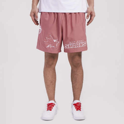 

Pro Standard Mens San Jose Sharks Pro Standard Sharks Clay Shorts - Mens Pink Size S