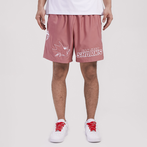 Pro Standard Mens San Jose Sharks  Sharks Clay Shorts In Pink