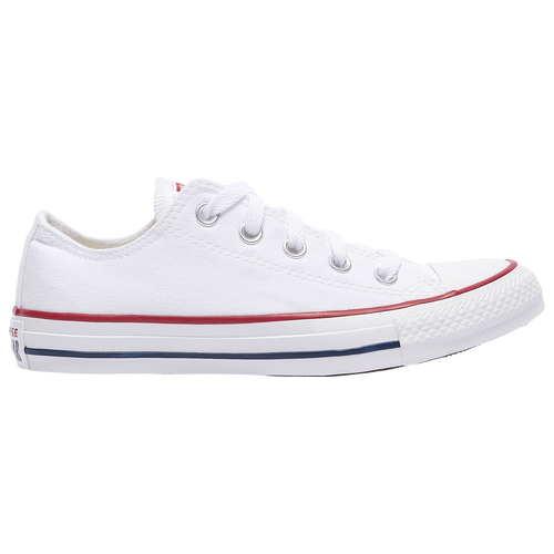 Shop Converse Boys   All Star Low Top In Optical White/navy