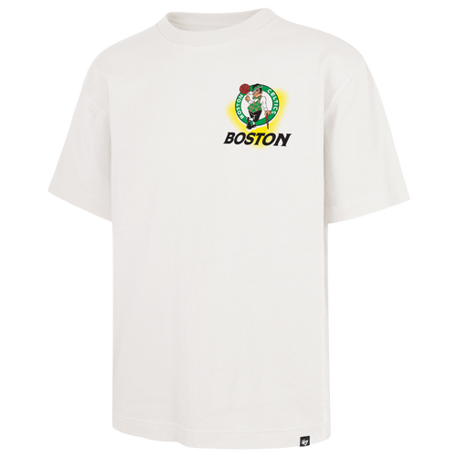 47 Brand Mens Boston Celtics Celtics All Fire Foundation T-Shirt - - Sandstone Size XXL