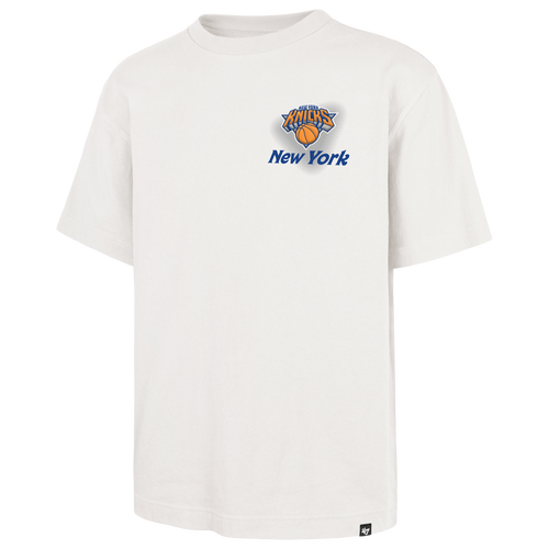 47 Brand Mens New York Knicks All Fire Foundation T-Shirt - - Sandstone