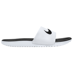 Boys' Grade School - Nike Kawa Slides  - White/Black