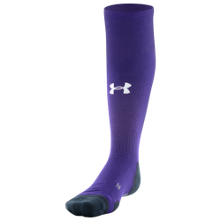 Men's - Under Armour Team Team Over the Calf Socks - Purple/Black/White