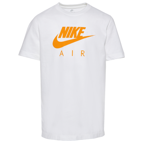 BOYS - Nike Air T-Shirt - White/Orange