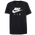 Nike Air Logo T-Shirt - Boys' Grade School Black/White