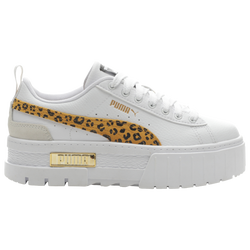 Girls' Grade School - PUMA Mayze - White/Cheetah