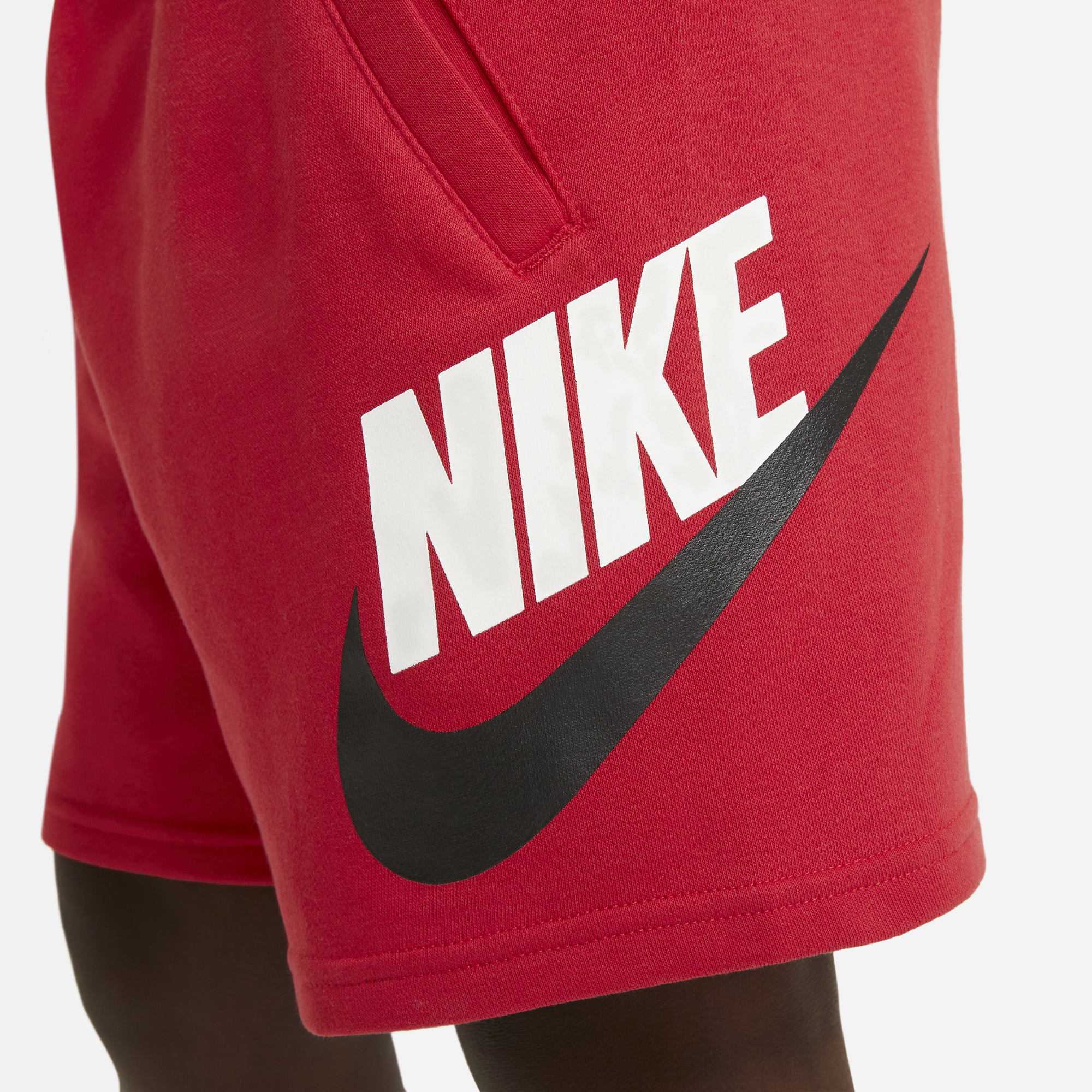 Boys red nike clearance shorts