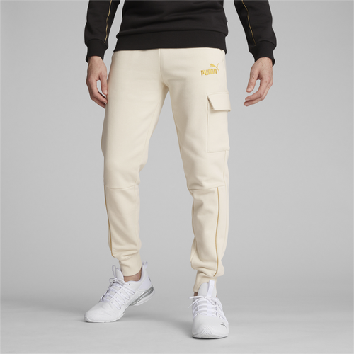 

PUMA Mens PUMA Essential Minimal Gold Cargo Pants - Mens Alpine Snow Size S