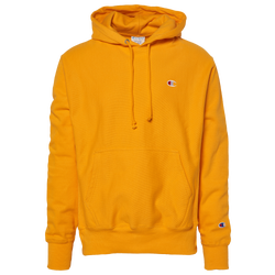 Men's - Champion Reverse Weave Left Chest C Pullover Hoodie - Gold/Yellow